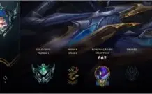 Conta de lol Platina 1 - 8100 reais gastos nela