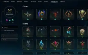 Conta de lol Platina 1 - 8100 reais gastos nela