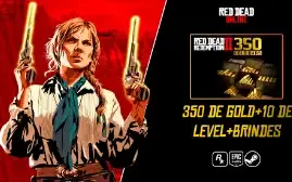 Red Dead Online (PC) 350 gold bar, +10 Level e $15000+