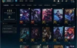 Conta DIAMANTE 4 BARATA com 36 skins e 59 champs