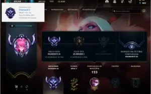 Conta DIAMANTE 4 BARATA com 36 skins e 59 champs