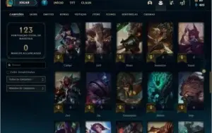 Conta DIAMANTE 4 BARATA com 36 skins e 59 champs