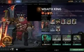 CONTA DOTA 2 DIVINE COM ARCANAS, PERSONAS, ITENS EXCLUSIVOS