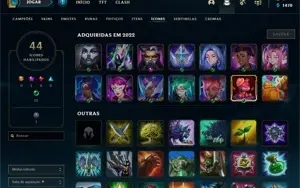 Conta PLATINA 4 - Smurf LOL (league of legends) ELOMOON