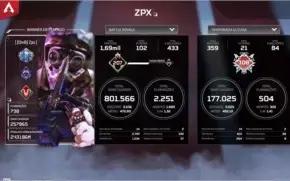 Conta Apex 4 Heranças Wraith/Revenant/Octane/Bloodhound