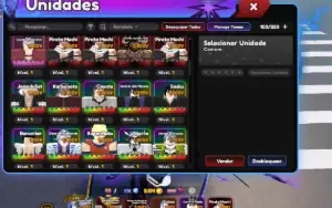 Conta roblox anime universal com zoro tier sss Com Ruler