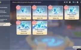 Account Genshin Impact 8 t5 and 4 weapons t5