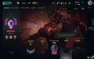 Conta com TODOS os champs e 210 Skins ( Nivel 491 ) 100k+ EA