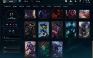 Conta platina 3 com 24 skins e 68 champs ( MAIN SUP )