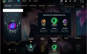 Conta platina 3 com 24 skins e 68 champs ( MAIN SUP )