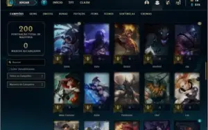 Conta platina 3 com 24 skins e 68 champs ( MAIN SUP )