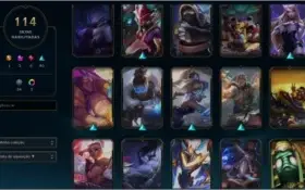 Conta lol nivel 172 - 114 skins, não tem todos campeões