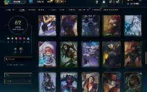 Bronze 2 com 115 Champs e 62 Skins ( JG / ADC / MID )