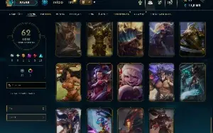 Bronze 2 com 115 Champs e 62 Skins ( JG / ADC / MID )