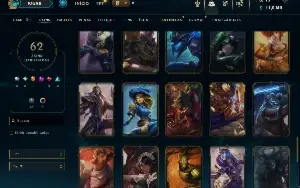 Bronze 2 com 115 Champs e 62 Skins ( JG / ADC / MID )