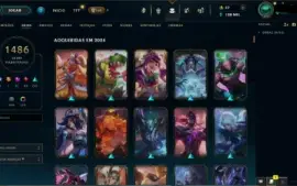 Conta League of Legends Lotada de Skins