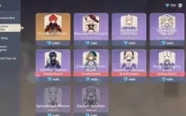 23 Chars T5 + 16 Armas T5 + Skin Ayaka E Keqing + Star Rail