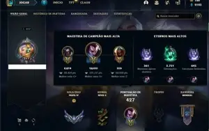 Conta prata 3 com 136 Champs e 134 Skins + 2 Prestigios