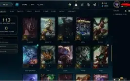 conta d3 ,45  campeões , 8 skin
