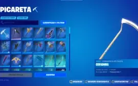 Conta muito boa com 216 skins, 460+ danças, gestos...