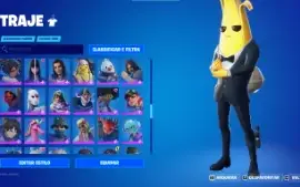 Conta muito boa com 216 skins, 460+ danças, gestos...