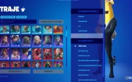 Conta muito boa com 216 skins, 460+ danças, gestos...