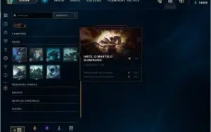 conta LoL |110 champs|60 skins |plat 2|BARATO PRA SAIR LOGO