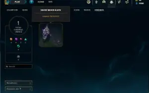 Conta ouro 4 com 46 Champs e 10 Skins + 2 Fragmentos