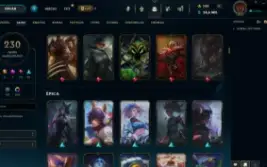 Conta Lol Mestre 230 Skins
