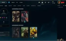 Conta Platina 1 League of legends