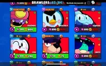 Conta brawl stars 4 lendários bem upada com diversas skins!!