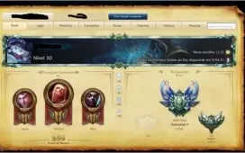 Conta Diamante V: 40 Skins 123 Champs 10 RP. RS:150,00