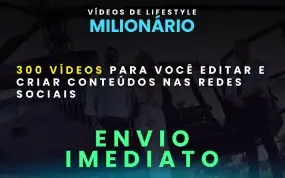 300 Vídeos De Lifestyle Milionário | Crie Conteúdos
