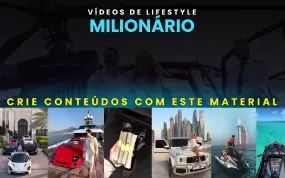 300 Vídeos De Lifestyle Milionário | Crie Conteúdos