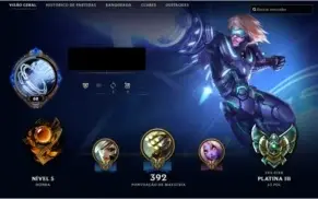 Conta platina 5, lv 75, 185 Skins