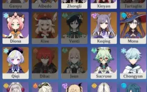 Conta Genshin End Game Ar55