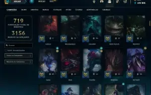 Conta Diamante 2 com TODOS os champs e 326 Skins ( MAIN JG )