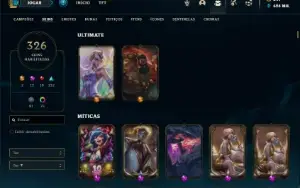 Conta Diamante 2 com TODOS os champs e 326 Skins ( MAIN JG )