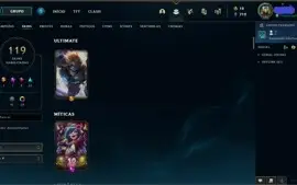 Conta Mestre lol + Conta valorant D1