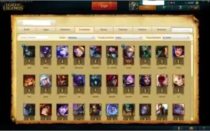 CONTAS DE LEAGUE OF LEGENDS 44 CHAMPS - 4 SKINS - UNRANKED