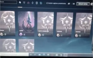CONTA DE LOL MUITO TOP PLATINA 4 COM 322 SKINS