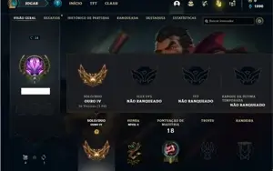 Conta ouro 4 com 25 Champs e 3 Skins