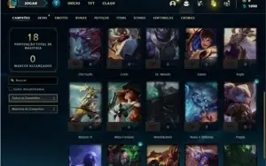 Conta ouro 4 com 25 Champs e 3 Skins