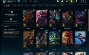 Conta ouro 4 com 25 Champs e 3 Skins