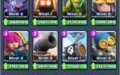 Conta Clash Royale 4000 trofeus deck de lava nv3