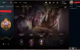 CONTA LOL LEAGUE OF LEGENDS 335 SKINS LEVEL 178