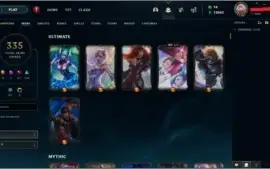 CONTA LOL LEAGUE OF LEGENDS 335 SKINS LEVEL 178