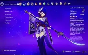 Conta Genshin Impact Raiden Shogun+Arma Assinatura+Yoimiya