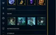 Contas Unranked de League of Legends