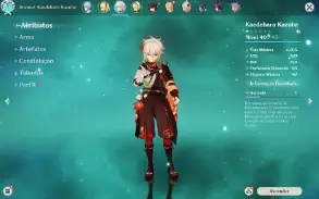 Ayato + Kazuha e Bennett, Xiangling, Fischl, Beidou, Kuki..